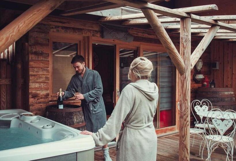 پانسیون Chalet Saloon Avec Spa Privatif En Illimité