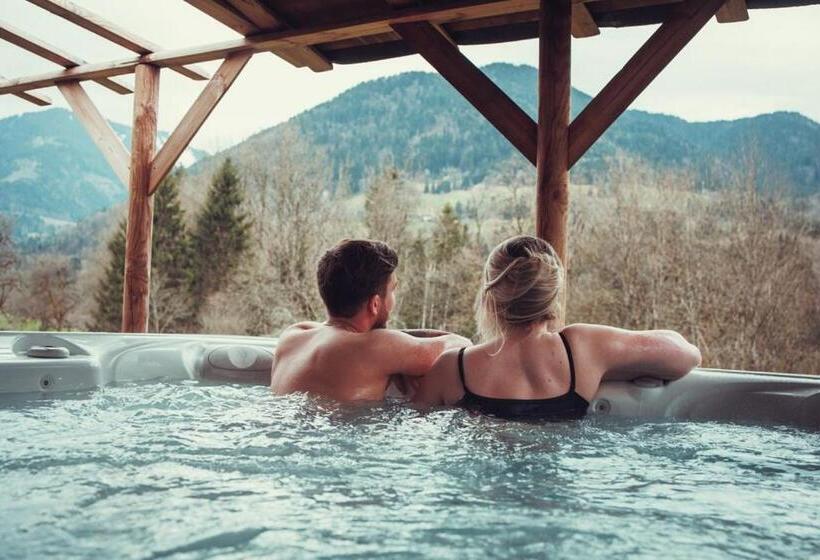 پانسیون Chalet Saloon Avec Spa Privatif En Illimité