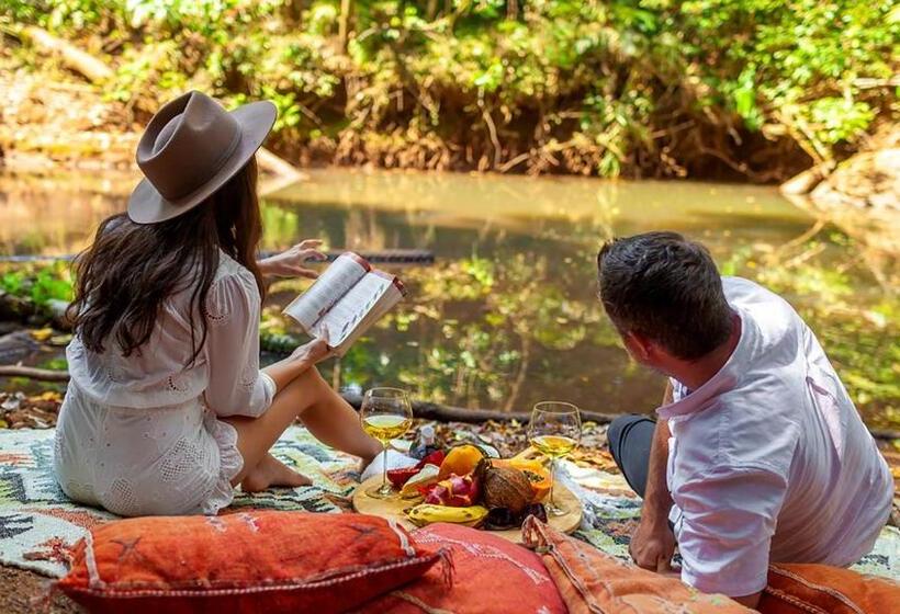 בית מלון כפרי The Canopy Rainforest Treehouses & Wildlife Sanctuary