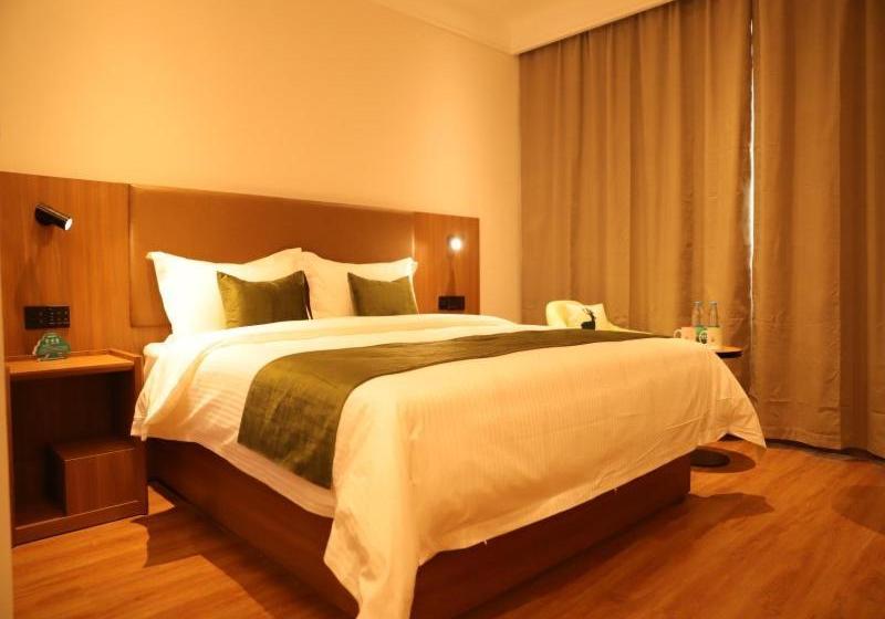 Отель Greentree Inn Lanzhou Zhongchuan Airport Business