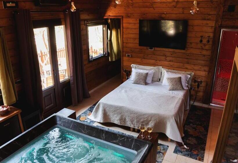 استراحتگاه Mini Spa In Chalet Bosco