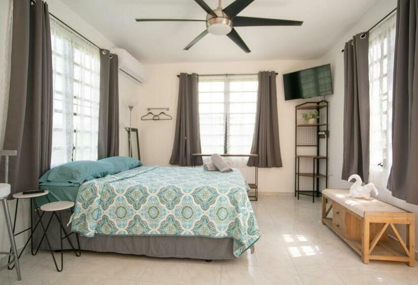 هتل Senderos 4 A Cozy Studio 4 Min From The Beach