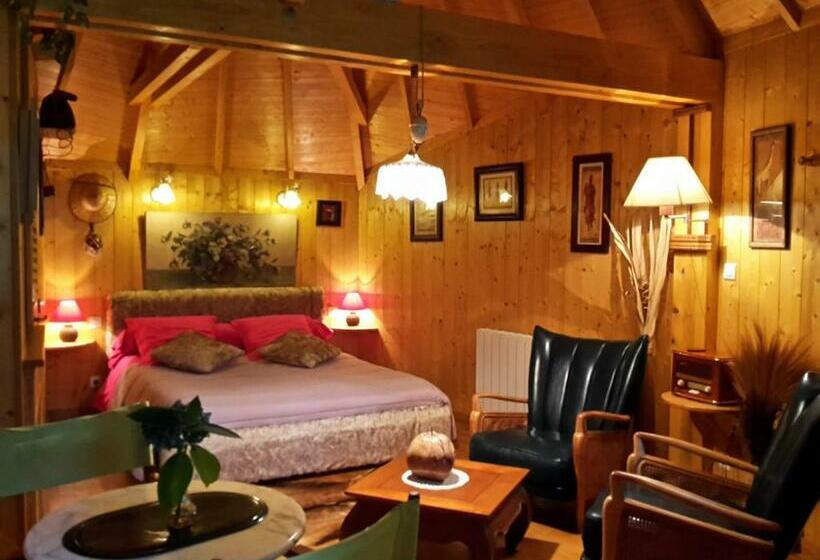 تختخواب و صبحانه La Cabane De Cécile La Hutte