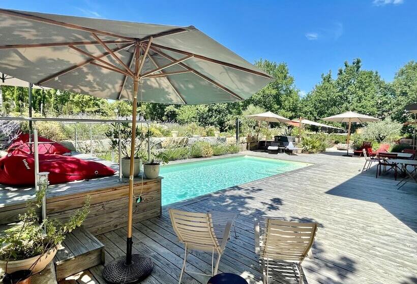 پانسیون Maison D Hôtes De Charme Le Clos De La Fontaine Piscine & Spa