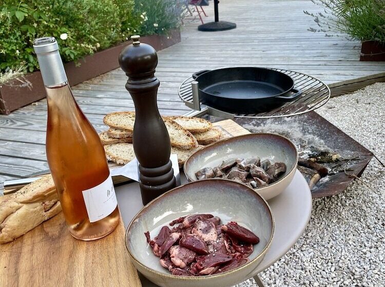 پانسیون Maison D Hôtes De Charme Le Clos De La Fontaine Piscine & Spa