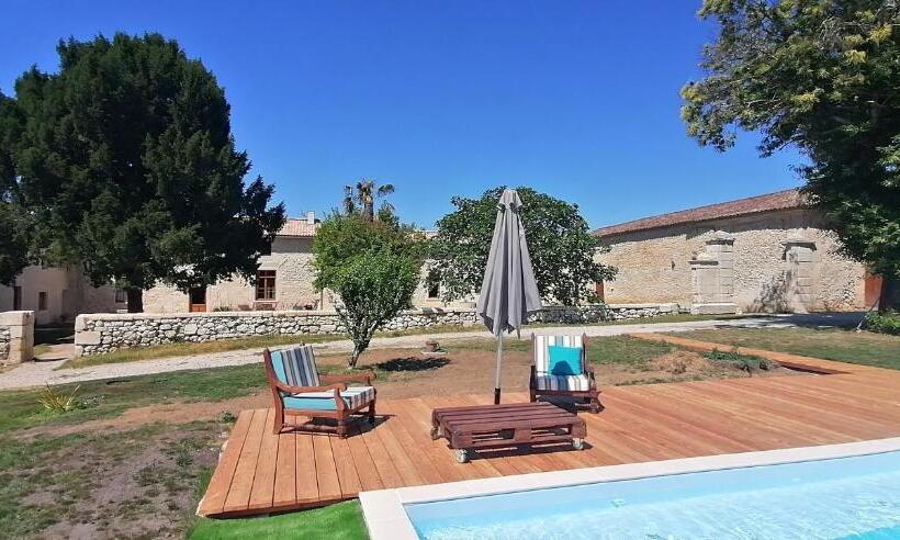 צימר Domaine De Gaïa, Piscine, Pétanque, Ping Pong, Proche Saint Emilion