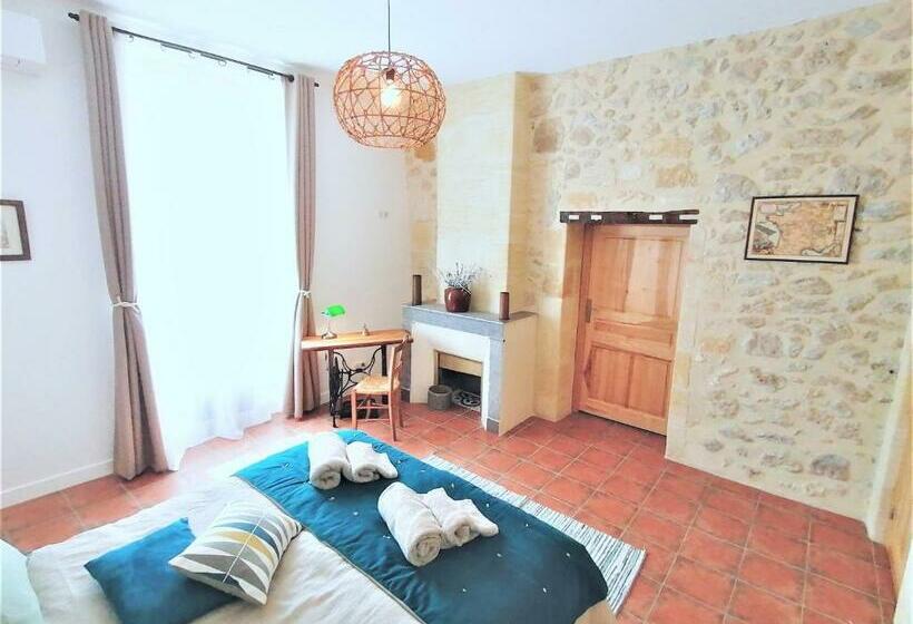 צימר Domaine De Gaïa, Piscine, Pétanque, Ping Pong, Proche Saint Emilion
