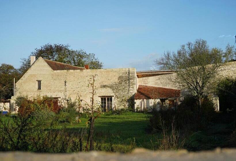 민박 Ferme Du Bois De Veude