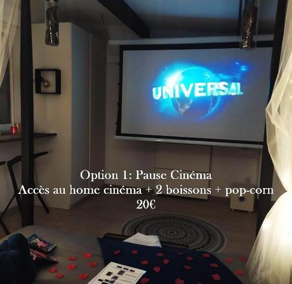 مبيت وإفطار A L Orée Des Pins   Gite Et Spa De 30 M2  Home Cinéma Et Massage En Sup