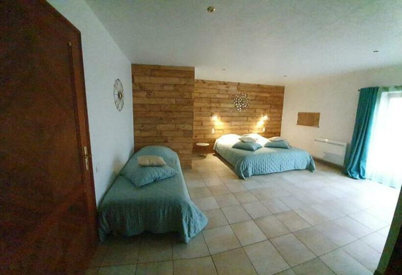 민박 Auverg Nature Chambre Combrailles