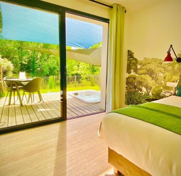 پانسیون Chambres Avec Jacuzzi Privatif   Kassiopée Bed & Spa