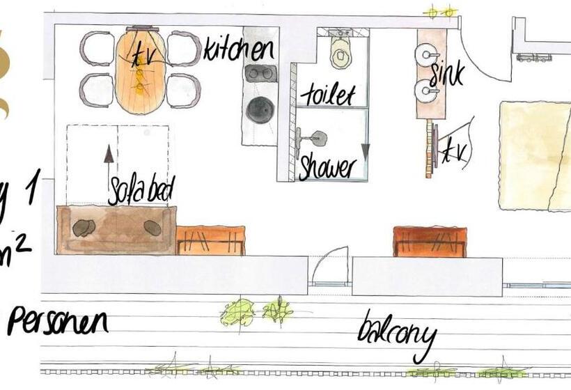 تختخواب و صبحانه Glanz & Glory Appartements Sölden