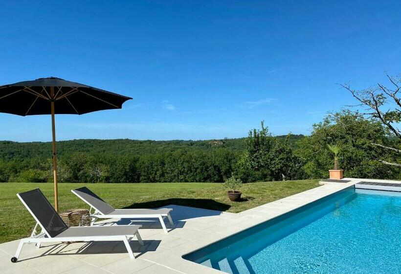 住宿加早餐  Domaine De Cazal   Chambres D Hôtes Avec Piscine Au Cœur De 26 Hectares De Nature Préservée
