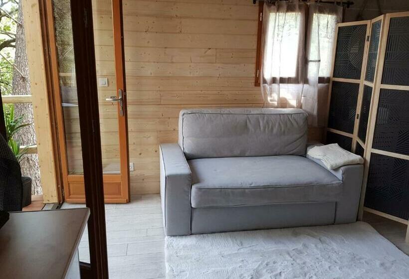 ペンション Cabane Dans Les Arbres La Kaz Aux Cigales