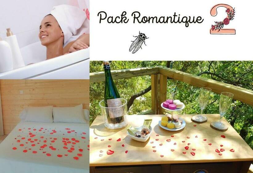 ペンション Cabane Dans Les Arbres La Kaz Aux Cigales