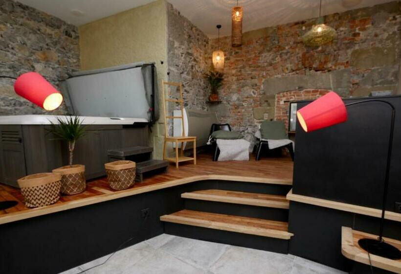 تختخواب و صبحانه Appartement Spa Privatif Grenoble At Home Spa