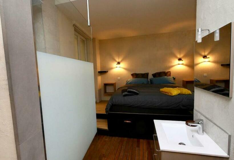 تختخواب و صبحانه Appartement Spa Privatif Grenoble At Home Spa