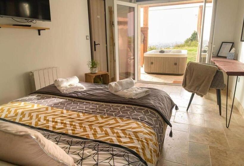 پانسیون Chambres D Hôtes La Mascrabiere Bed & Spa