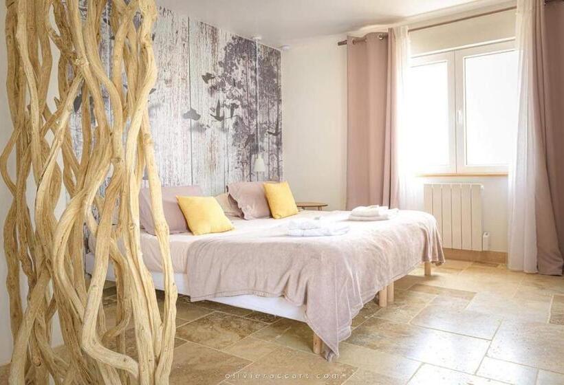 پانسیون Chambres D Hôtes La Mascrabiere Bed & Spa