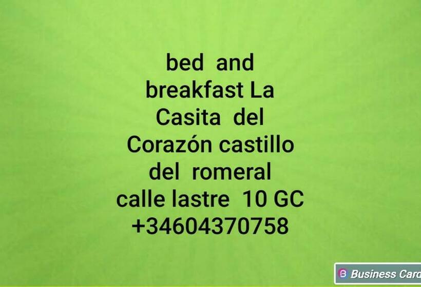 تختخواب و صبحانه La Casita Del Corazon
