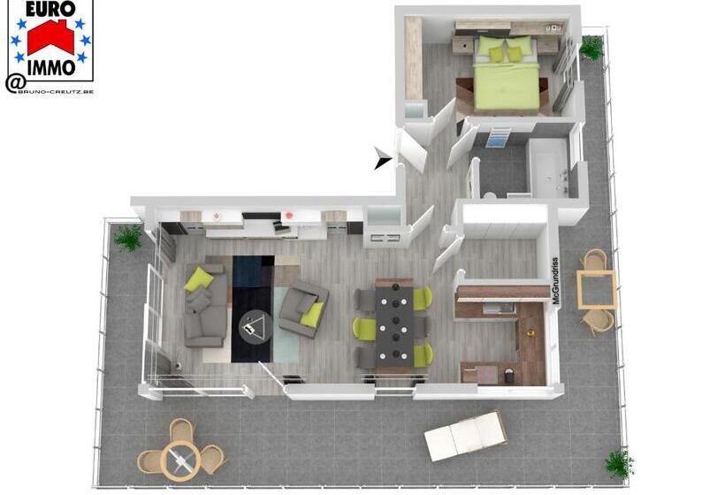 بنسيون Penthouse Lebierre