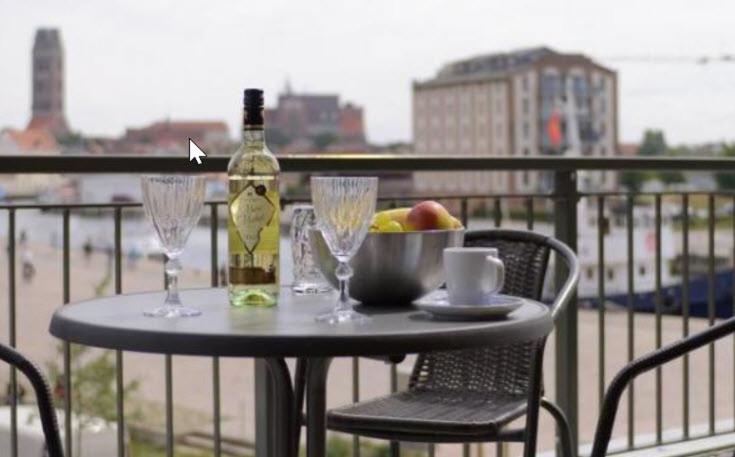 Appartment Ferienwohnung Mit Großer Terrasse Ohlerich Speicher Wismar