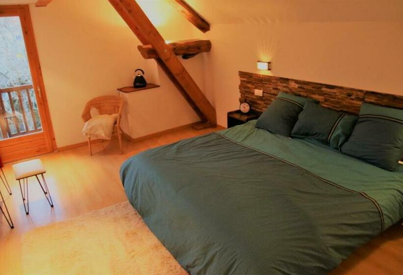 민박 Chambres D Hôtes Les Peschiers