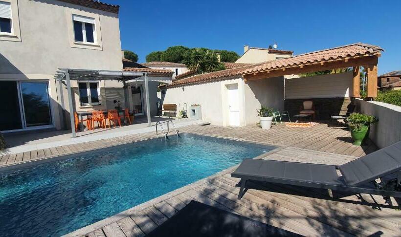 مبيت وإفطار Chambre à Bouzigues Dans Villa Individuelle