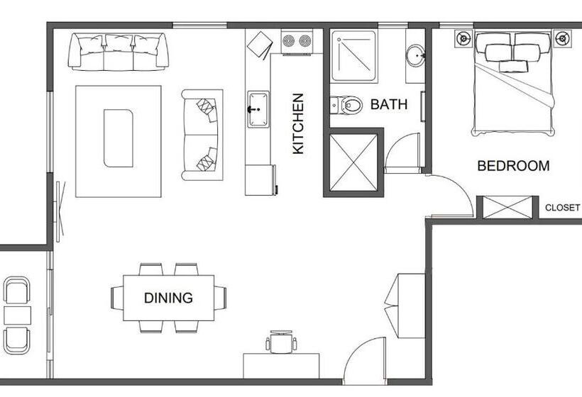 هتل The Observatory Self Contained Apartments