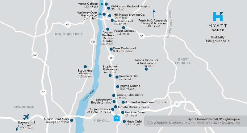 هتل Hyatt House Fishkill Poughkeepsie