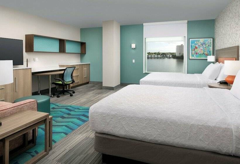 هتل Home2 Suites By Hilton Miami Airport South Blue Lagoon