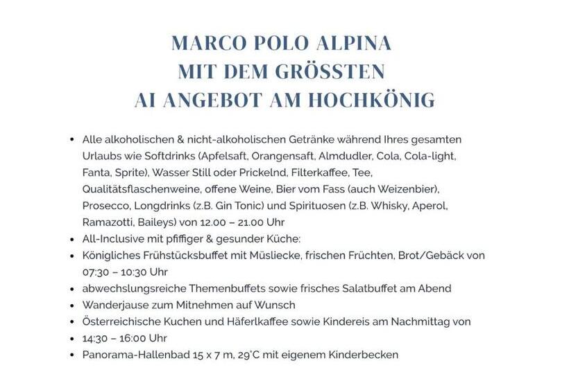 استراحتگاه Marco Polo Alpina Familien  & Sport