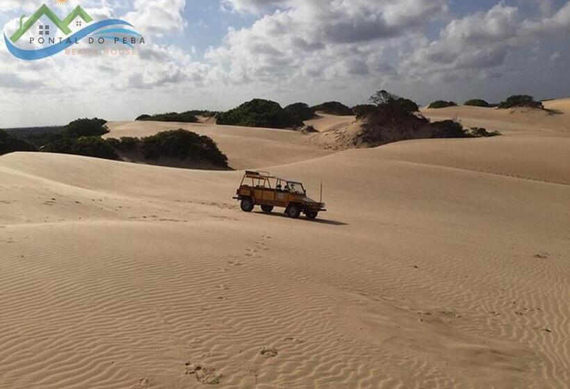 פנסיון B&b Beach House Pousada Exclusiva Pés Na água Pontal Do Peba única Em Alagoas