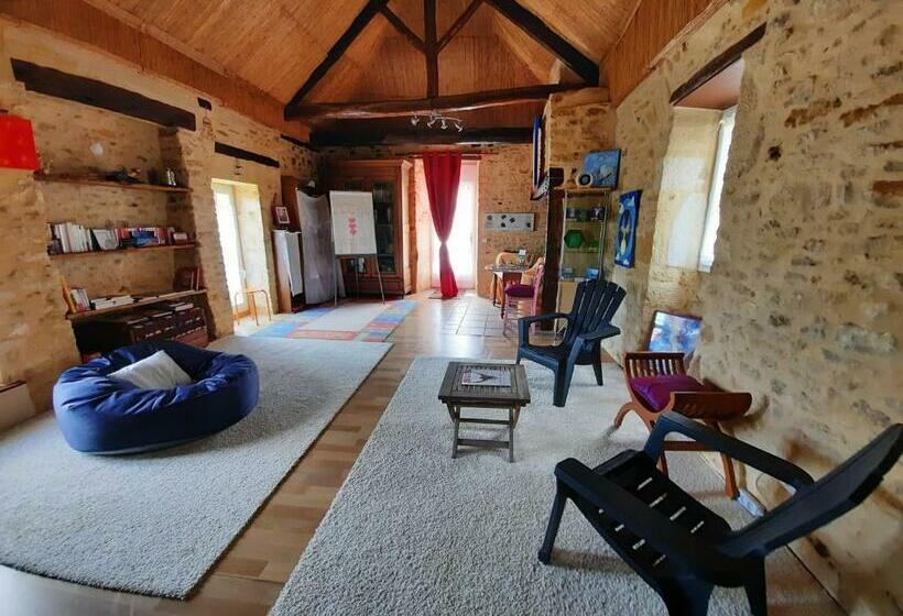 住宿加早餐  Le Logis Des 3 Coeurs Chambre Aeiou