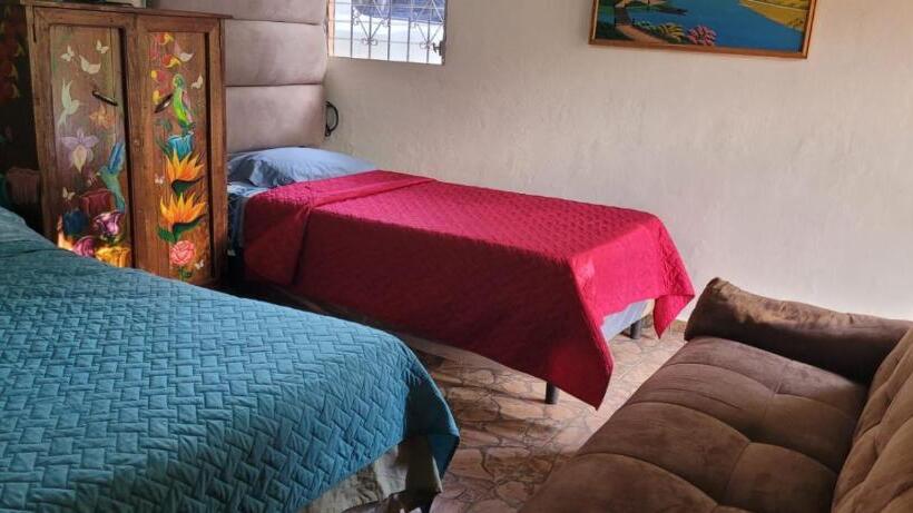 هاستل Hostal Cabañas Ave Maria
