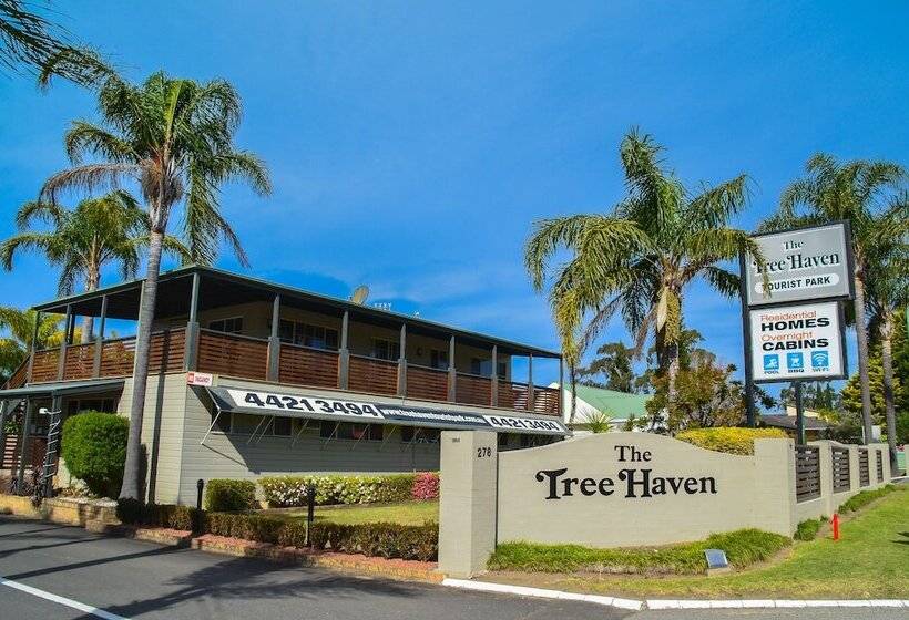 酒店 Treehaven Tourist Park