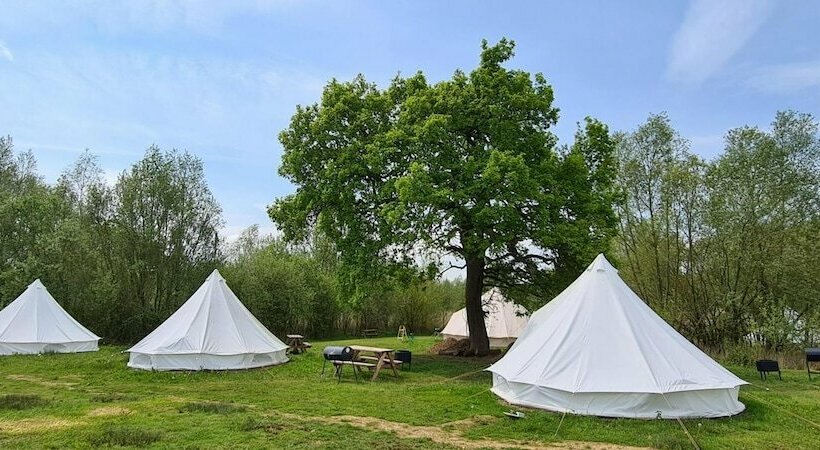 4 Meter Bell Tent Up To 4 Persons Glamping