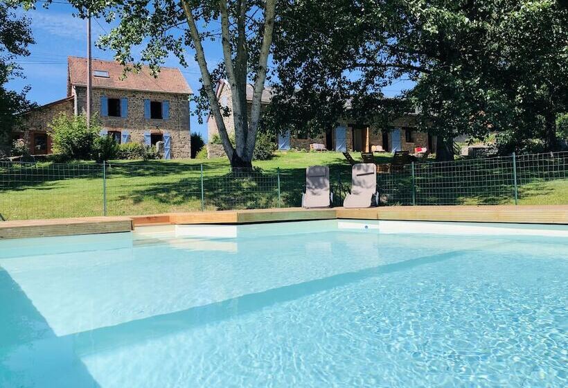 بنسيون Maison D Hôtes Ourdeaux Et Gîte Chez Rouchon