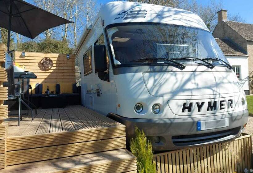 هتل Large Static Motorhome Stunning Countryside Views