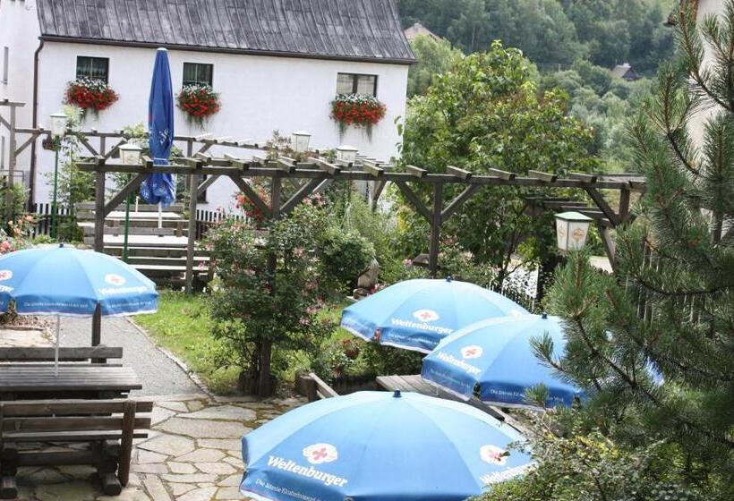 تختخواب و صبحانه Wellness Hotel Pension & Gaststätte Riedel