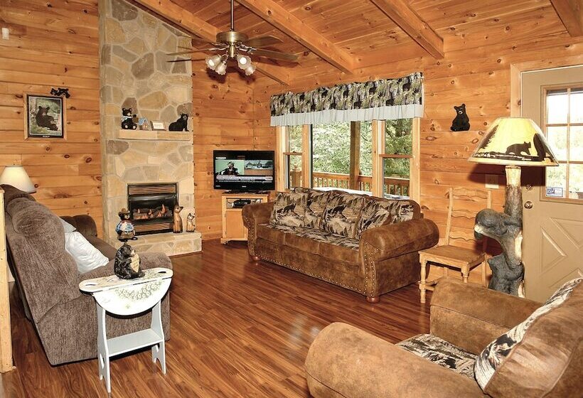 Spruce Lane   2 Bedrooms, 2 Baths, Sleeps 6 Cabin By Redawning