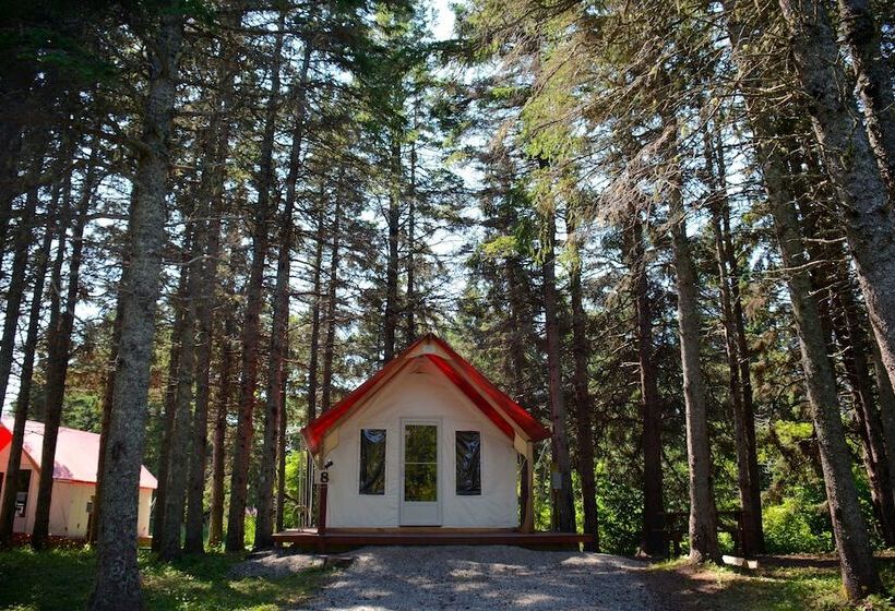 هتل Maisonnettes Camping De La Baie De Perce