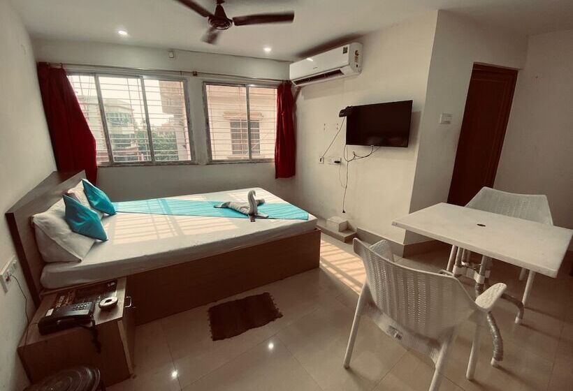 ホテル Goroomgo Vhyom Sky Palace Near Sakherbazar Metro Station Kolkata