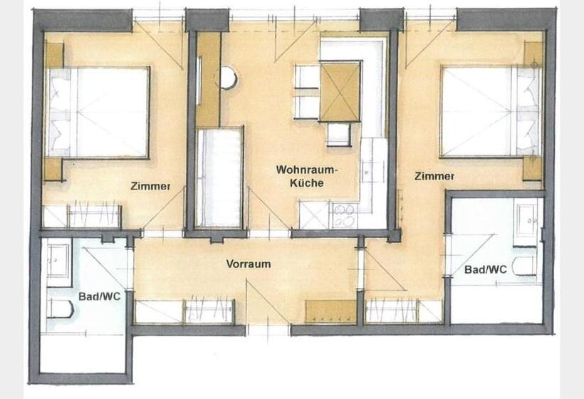 تختخواب و صبحانه Gästehaus Mirzl