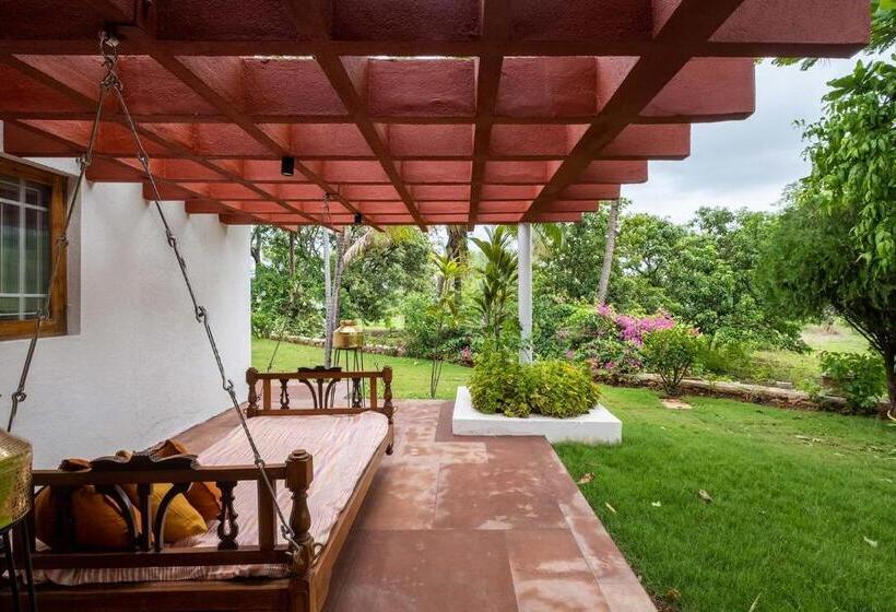 Stayvista S Villaggio   Orchard Oasis With Pool, Expansive Lawn, Patio & Indoor Activities