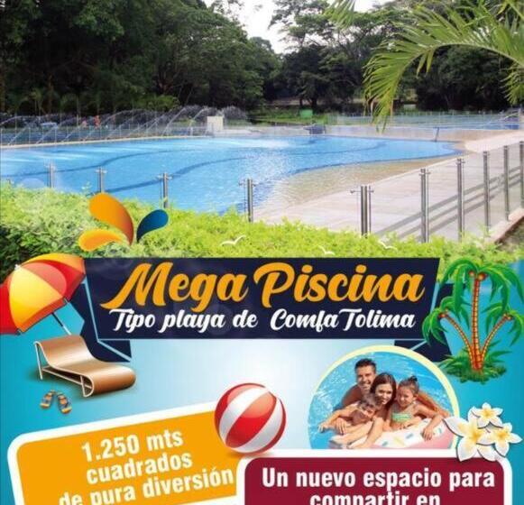 Bienvenido A Tu Segundo Hogar A Dos Cuadras Del Centro Recreaciónal Lagos Club Comfatolima