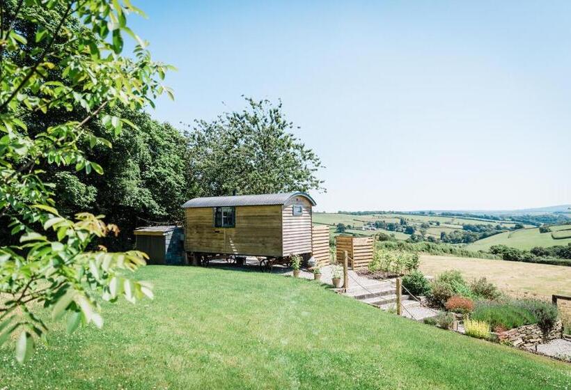 Boutique Cornish Shepherd S Hut With Hot Tub