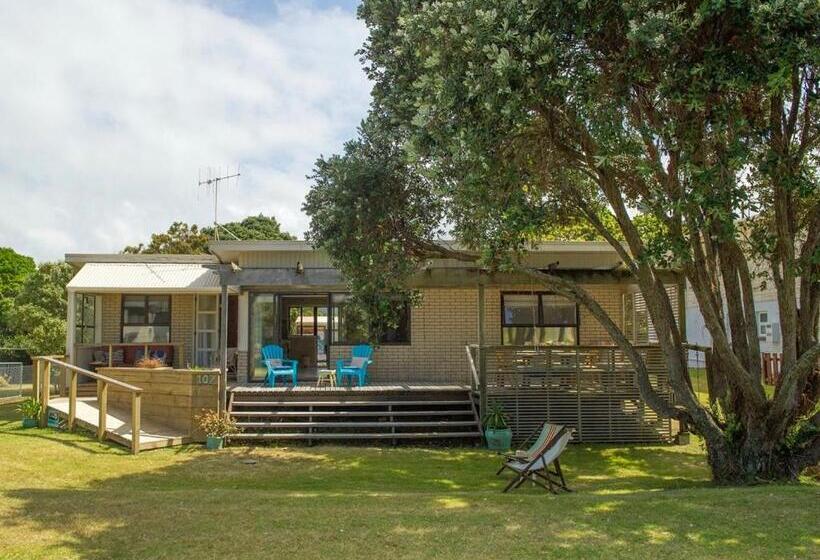 Vintage Pohutukawa   Whangamata Bach