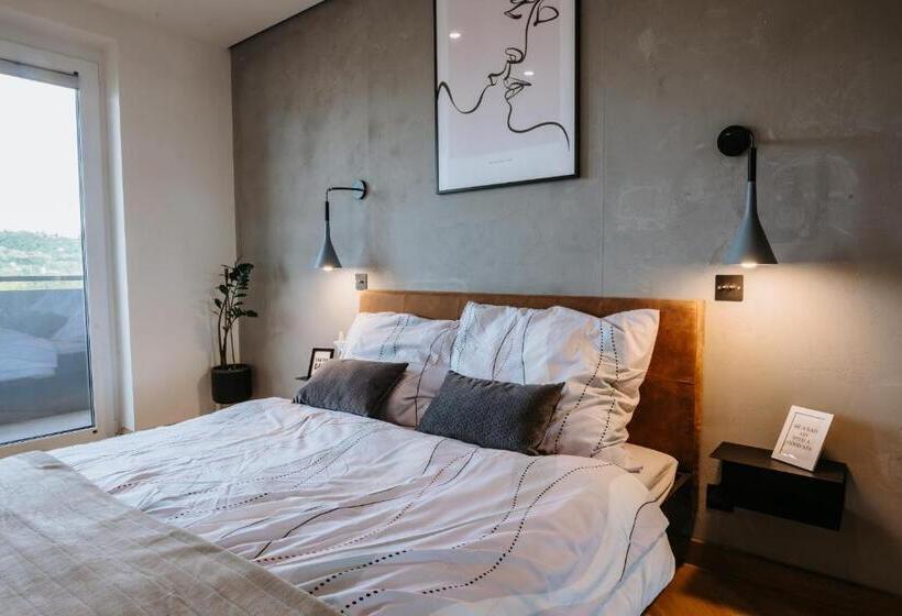 Minimalist Design Penthouse   Kosice Old Town
