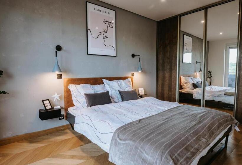 Minimalist Design Penthouse   Kosice Old Town